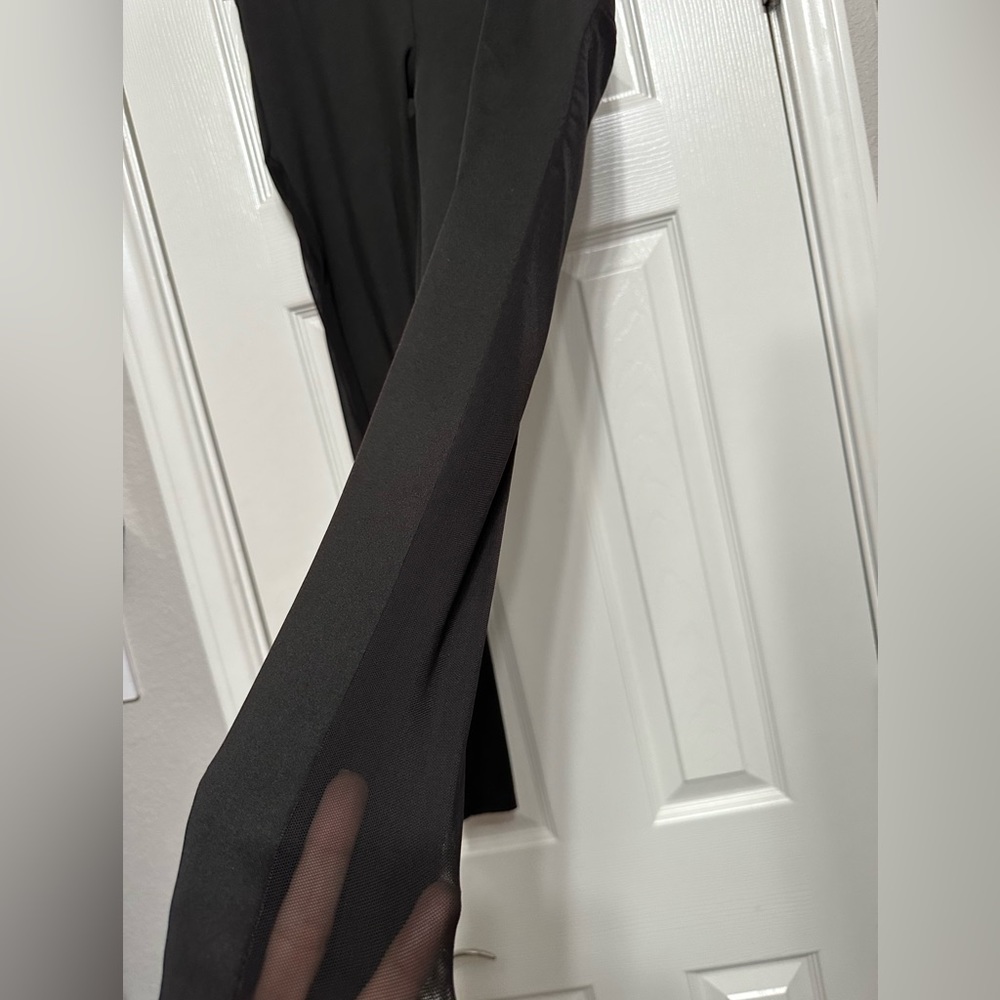 Natalie Active Compression Side Mesh Workout Legg… - image 6